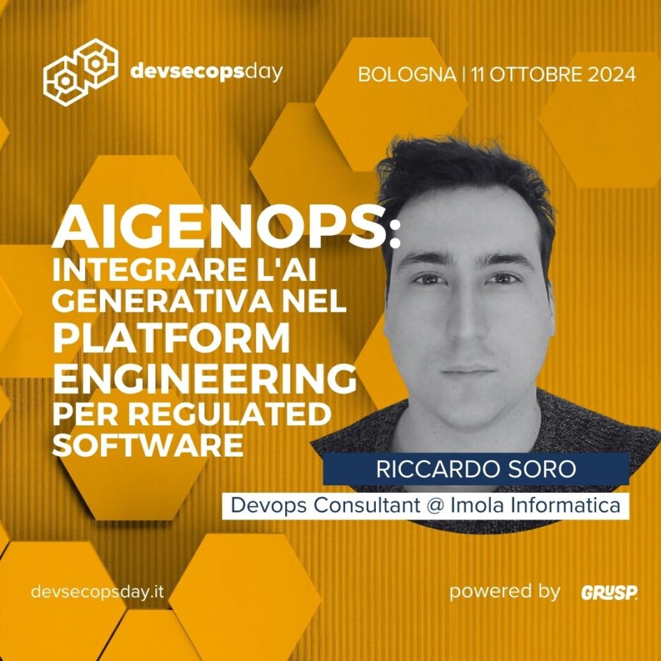 Devsecopsday - Bologna 11 ottobre 2024 Riccardo Soro Dove l'SRE può andare storto